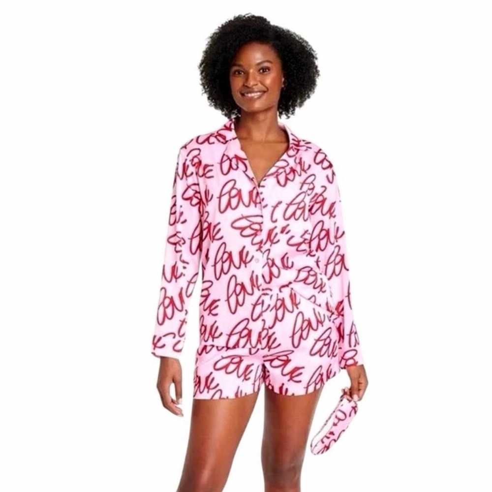 ❤️ NWT Auden Pajama Set in Pink and Red size large